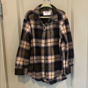Old Navy Kids Plaid Shirt - Brown